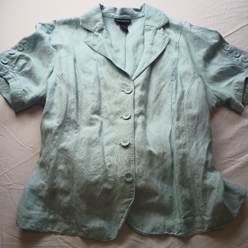 Lane Bryant linen blazer women's size 18/20
